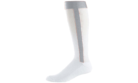 Baseball Stirrup Socks White/Grey