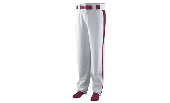 Triple Play Grey/Maroon Baseball Pant