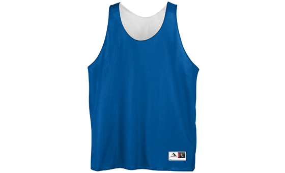 Royal and White Reversible Mini Mesh League Tank
