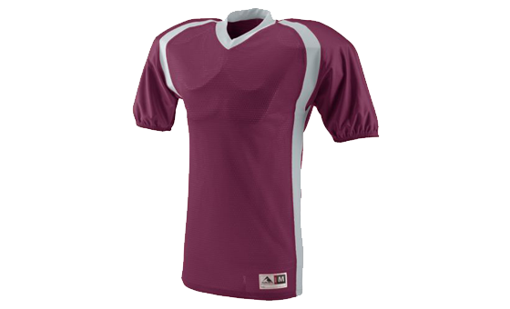 Blitz Jersey in Maroon/ Silver Grey