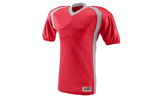 Blitz Jersey in Red/Silver Grey