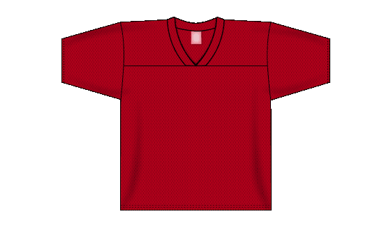 Touch Football Series Polymesh Red Jersey