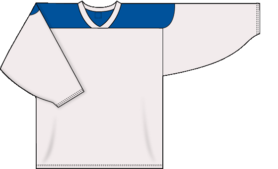 Polyknit League Series Jersey in White/Royal