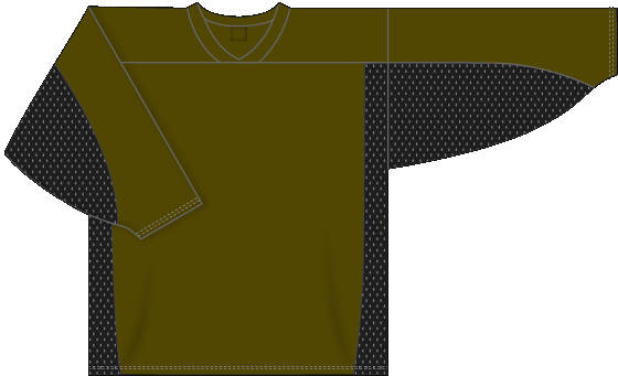 League Series Knit Jersey with Dura Star Mesh in Olive/Black