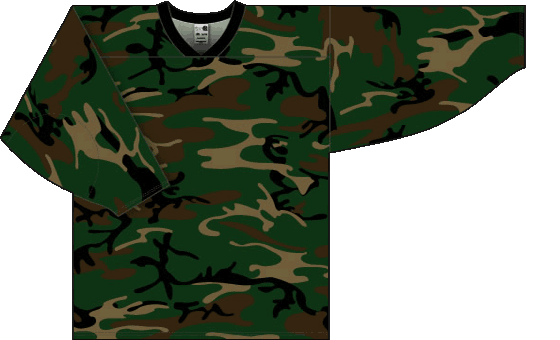 Specialty Sublimated Camouflage Green Hockey Jersey
