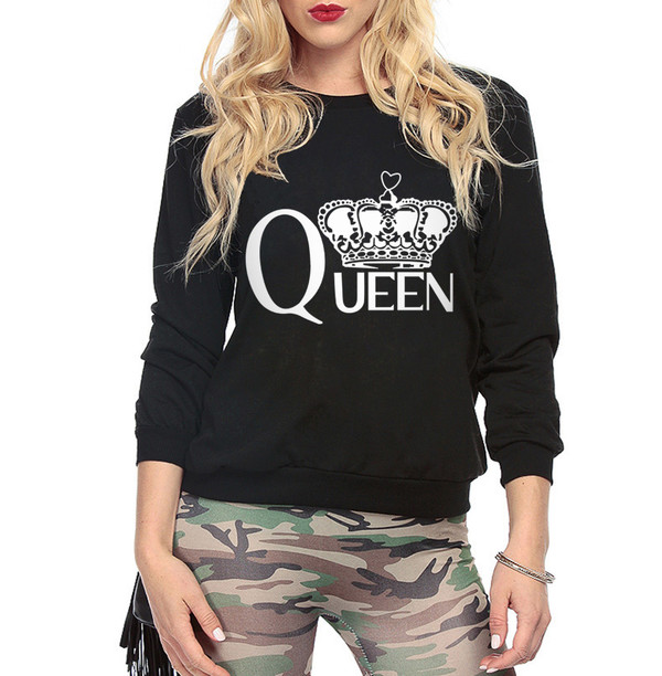 Wholesale Euro Fashion Printed Women Sweatshirts